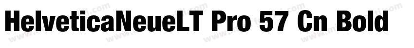 HelveticaNeueLT Pro 57 Cn Bold字体转换